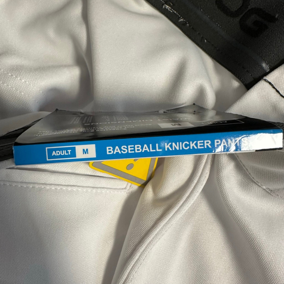 Men's Wearcog Baseball Knicker Pants White Size Medium NEW NWT Softball - Picture 6 of 11